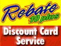 Rebate10plus Discount Card Service